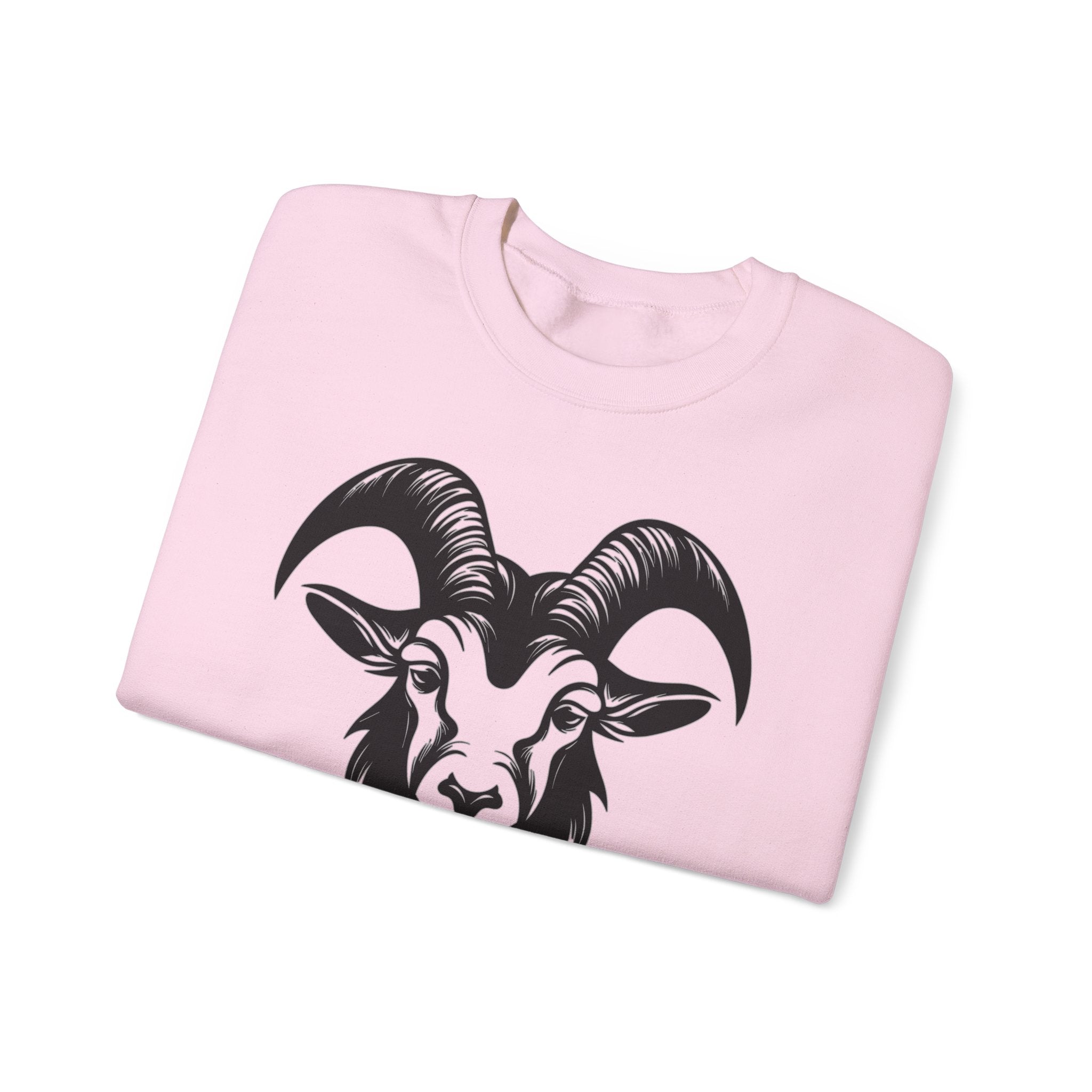 Goat Unisex Casual Crewneck Sweatshirt