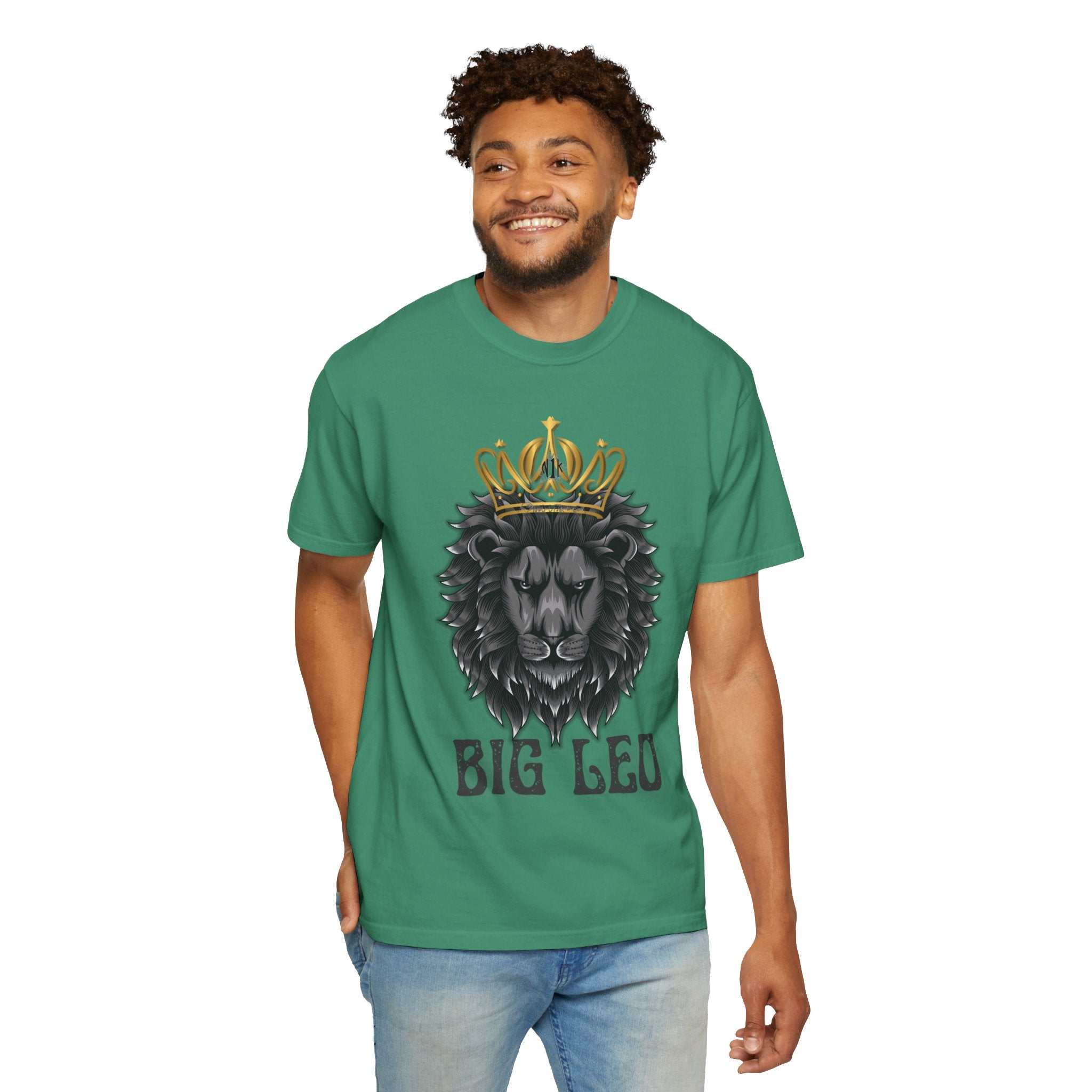 Big Leo Lion Graphic T-Shirt, Unisex Tee, Animal Lover Gift, Birthday Shirt, Astrology Apparel, Comfortable Everyday Wear