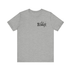 His Bonnie to Her Clyde Valentine Casual Soft Unisex Jersey Crew Neck Short Sleeve Tee Express Delivery available
