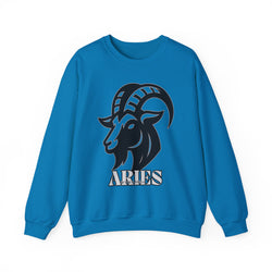 Aries Zodiac Unisex Casual Crewneck Sweatshirt