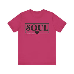Soul with Mates Valentine Casual Soft Unisex Jersey Short Sleeve Tee