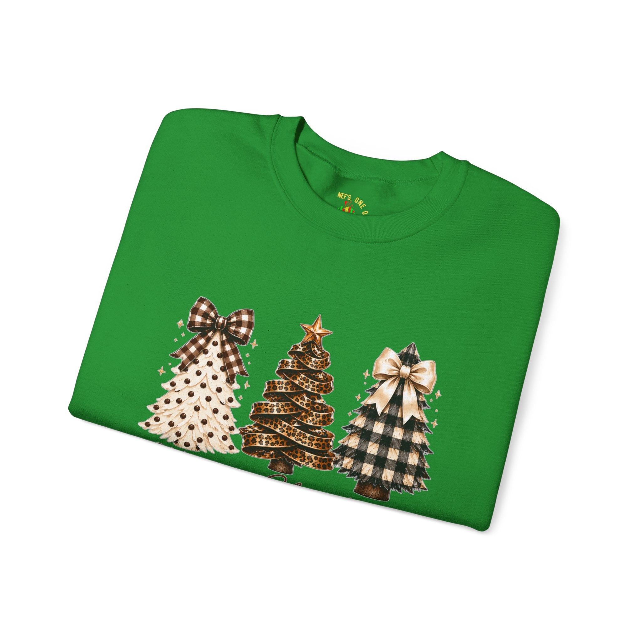 Merry Christmas Christmas Tree Crewneck Sweatshirt