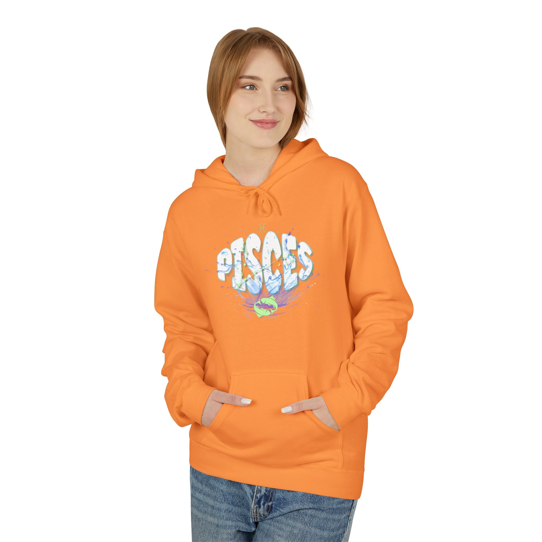 Pisces Zodiac Water Sign Hoodie — Astrological Star Sign Sweatshirt