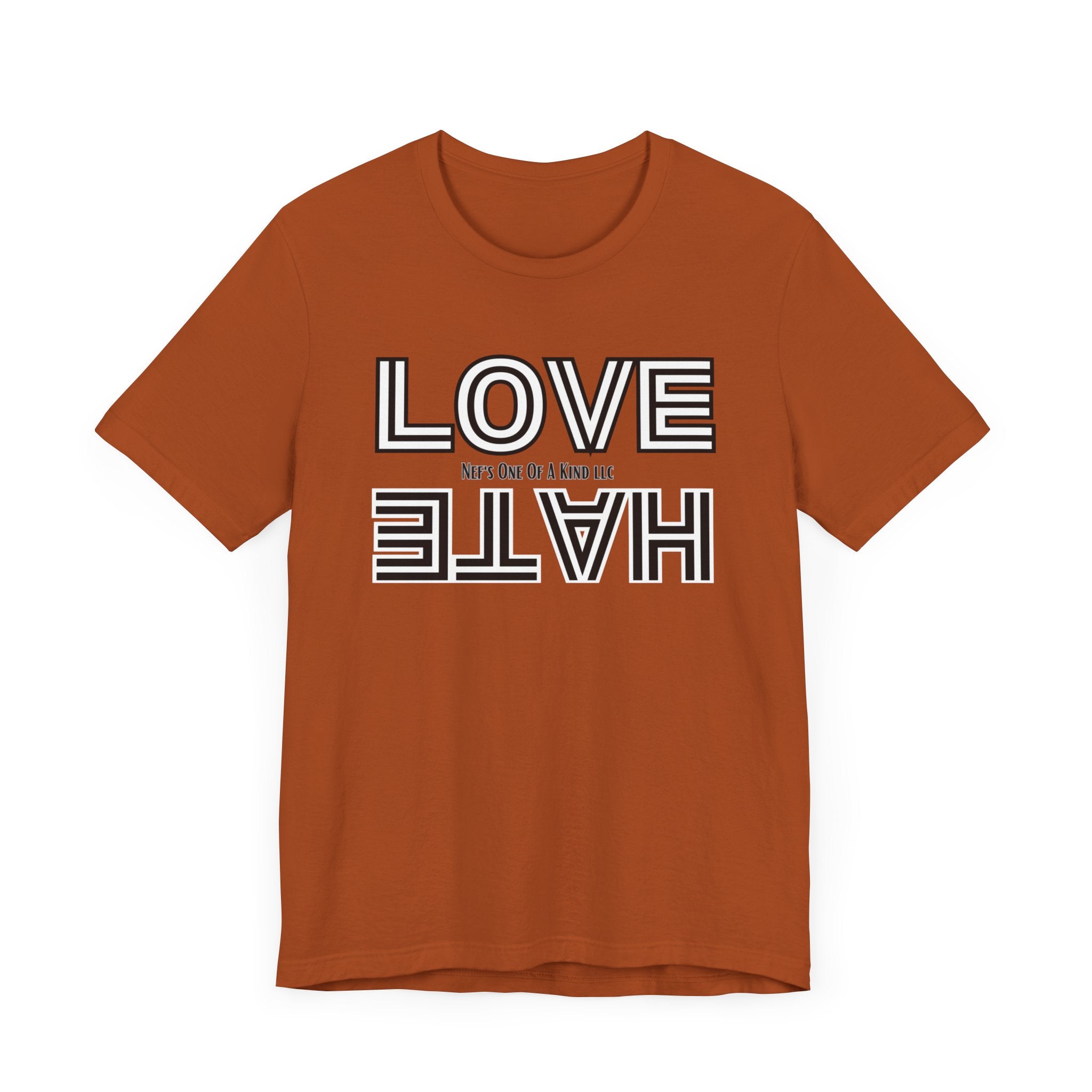 Love / Hate Short Unisex Sleeve Tea