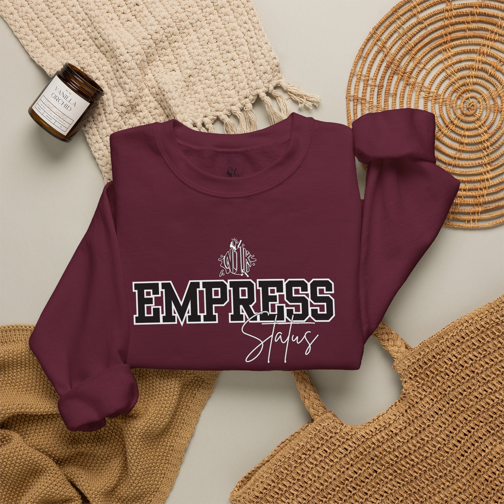 Empress Status Block Letter's Sweatshirt