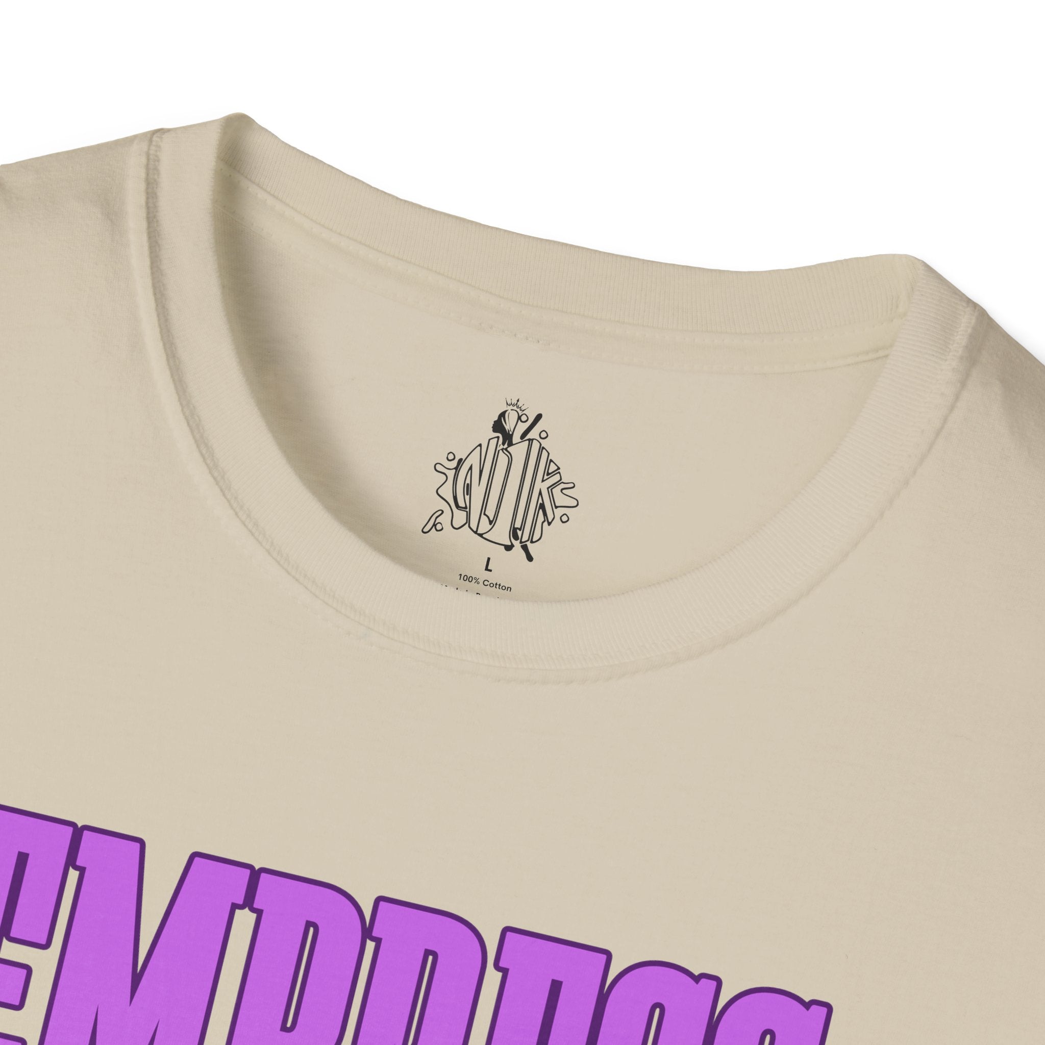 Bold Purple Print Empress Status T-shirt