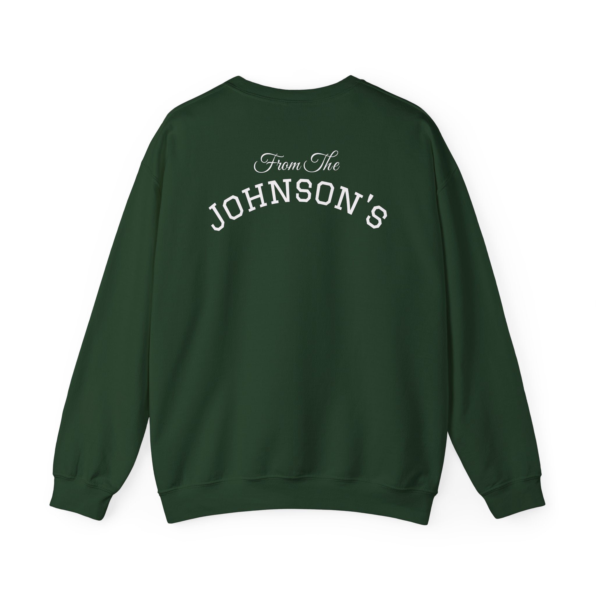 Merry Christmas Personalized Family Name Sweatshirt