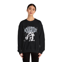Aquarius Zodiac Casual classic unisex heavy blend crewneck sweatshirt