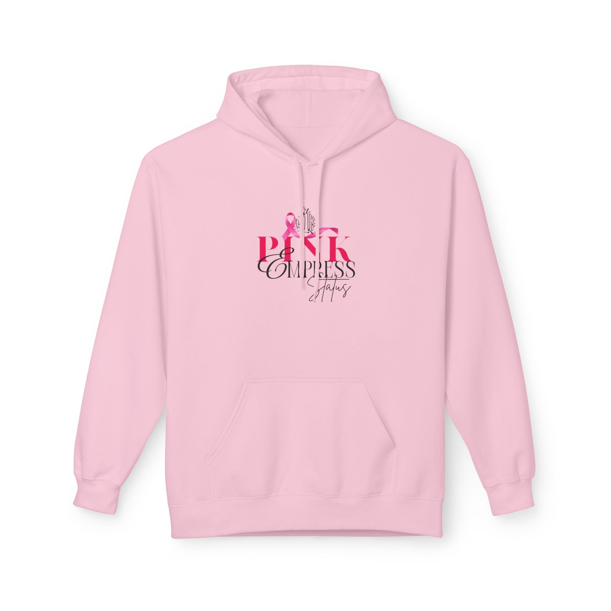 N1K Empress Status Pink Ribbon Breast Cancer Awareness Hoodie — PINK Breast Cancer Support Pullover