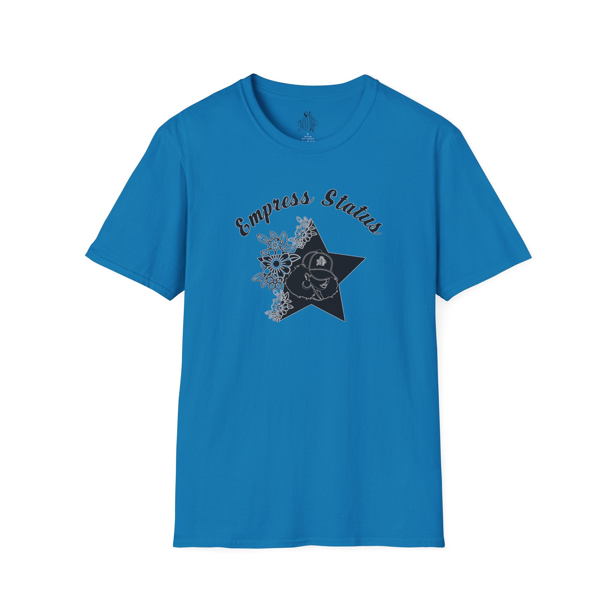 Empress Black Girl Floral Status T-shirt