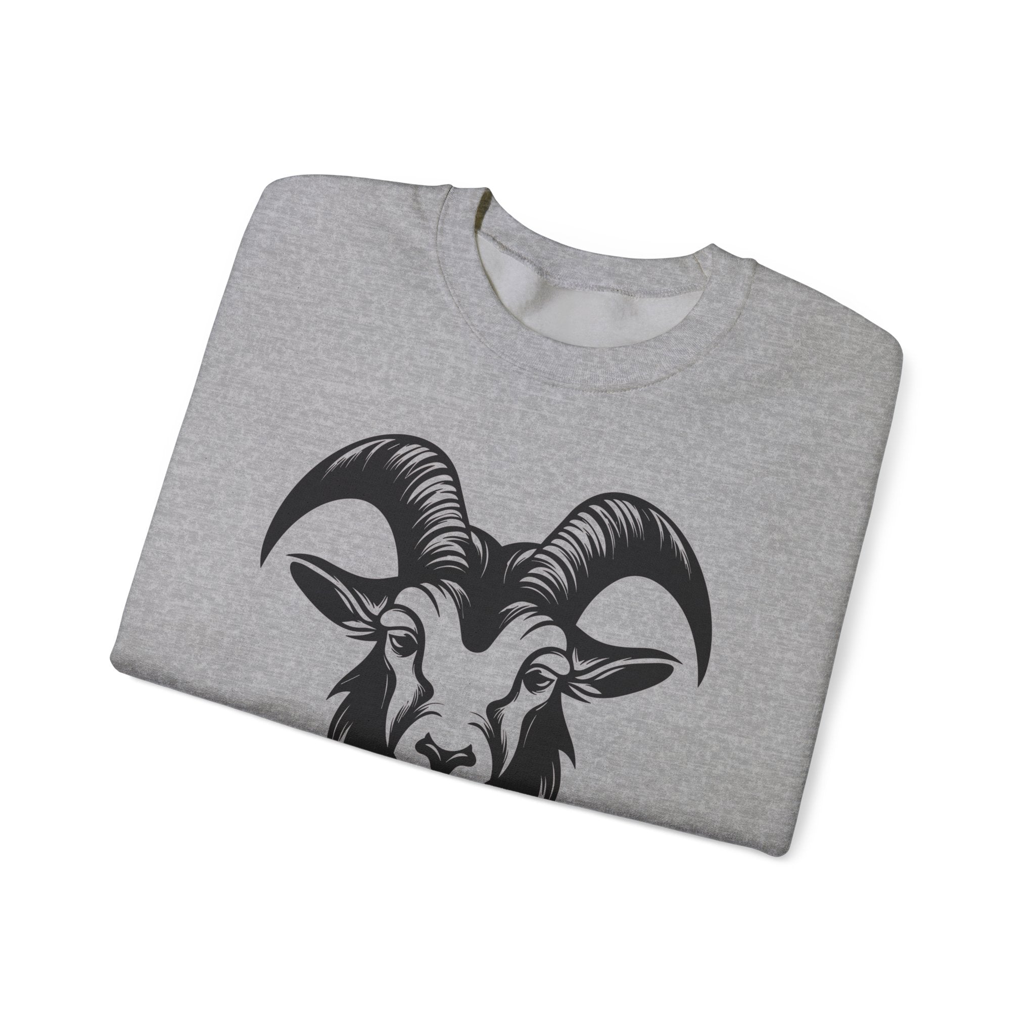 Goat Unisex Casual Crewneck Sweatshirt