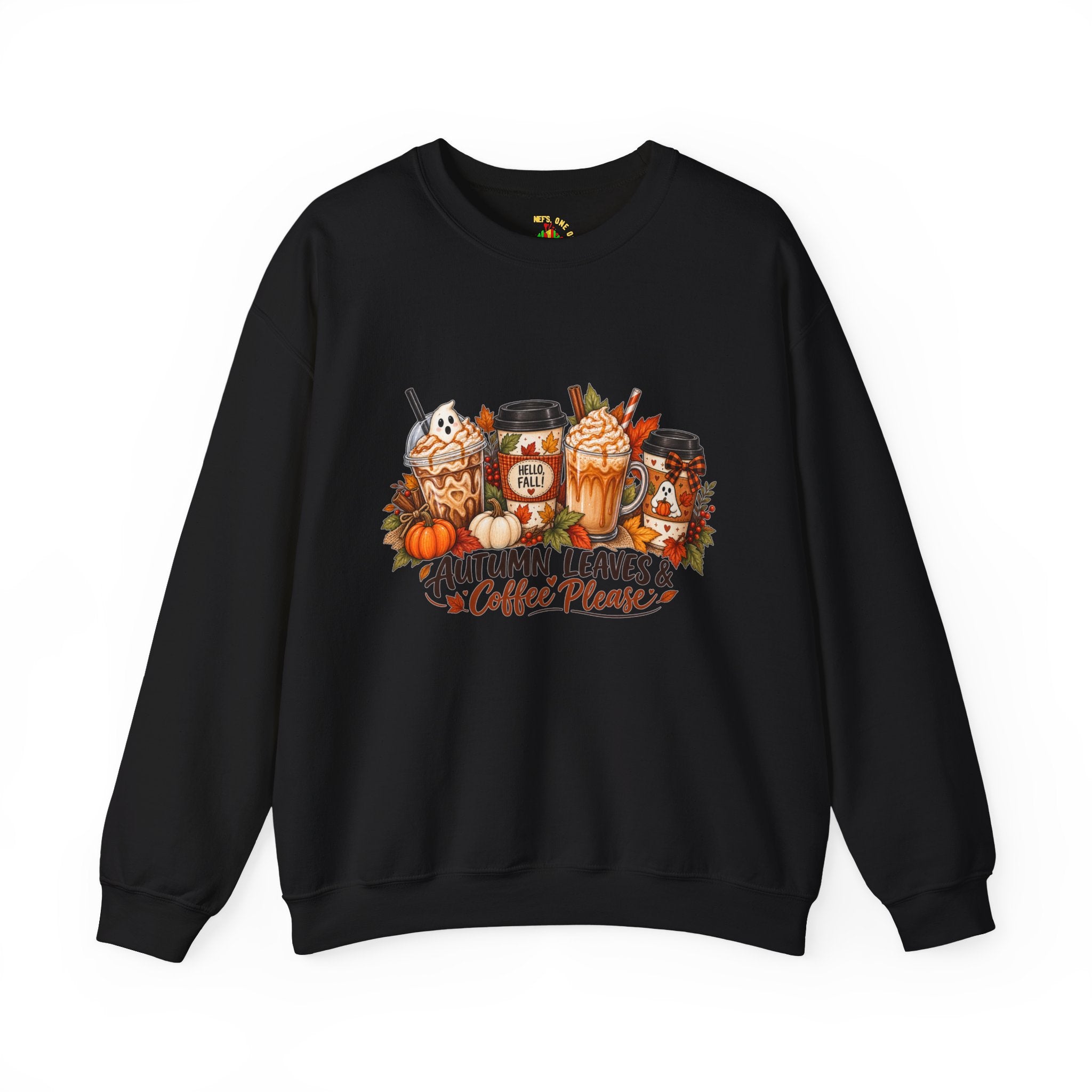 Autumn Leaves & Coffee Please Sweatshirt