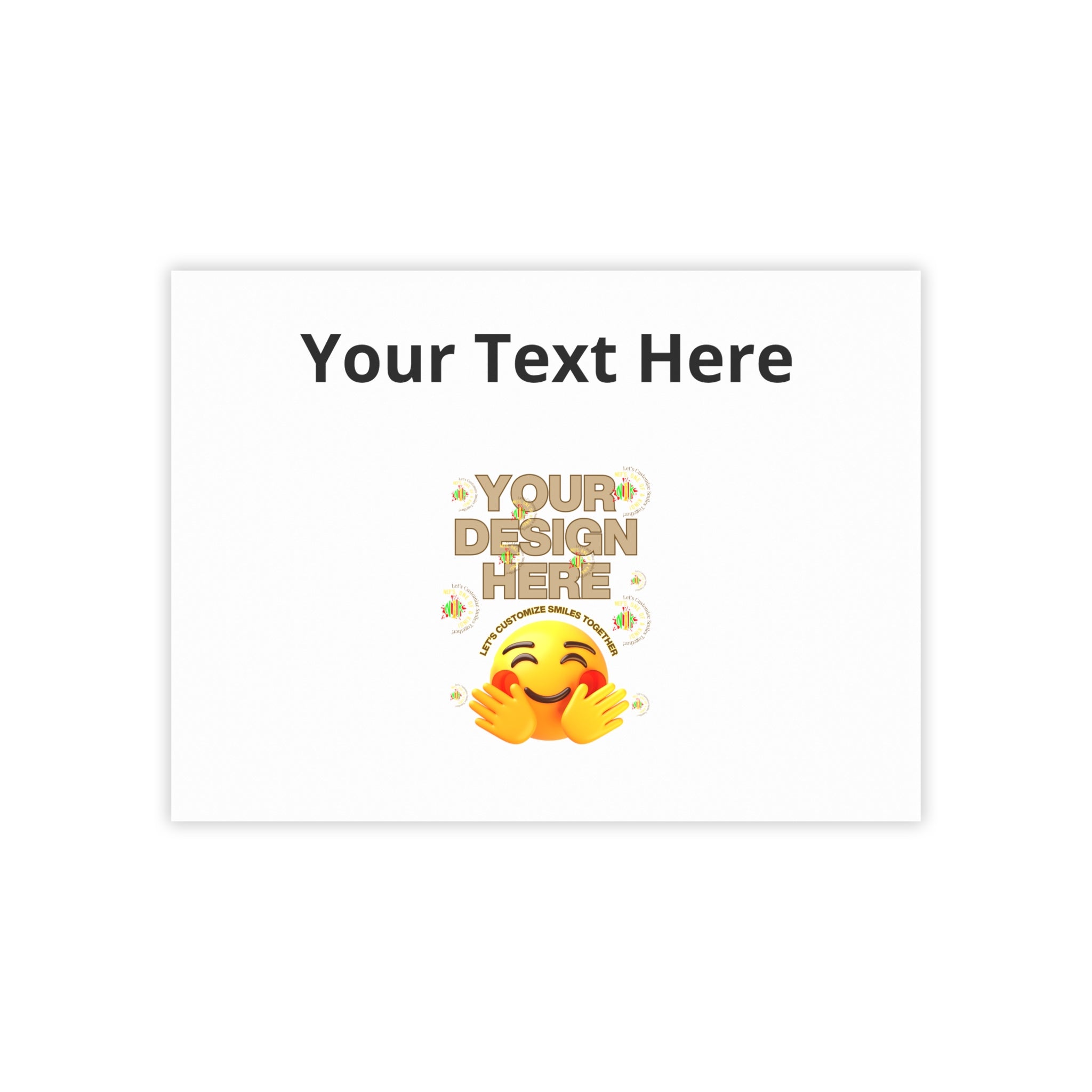 Custom Post-it Note Pad — Personalized Text & Design Sticky Notes