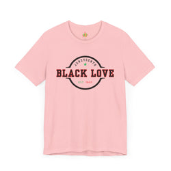 Black Love Unisex Jersey Tee | Heritage Design, Casual Wear, Gift for Him/Her, Black History Month, Everyday Comfort