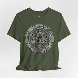 Gemini Zodiac Tee: Stylish Astrology Shirt for Astronomy Lovers, Birthday Gift, Unisex Tee, Horoscope Apparel, Casual Wear