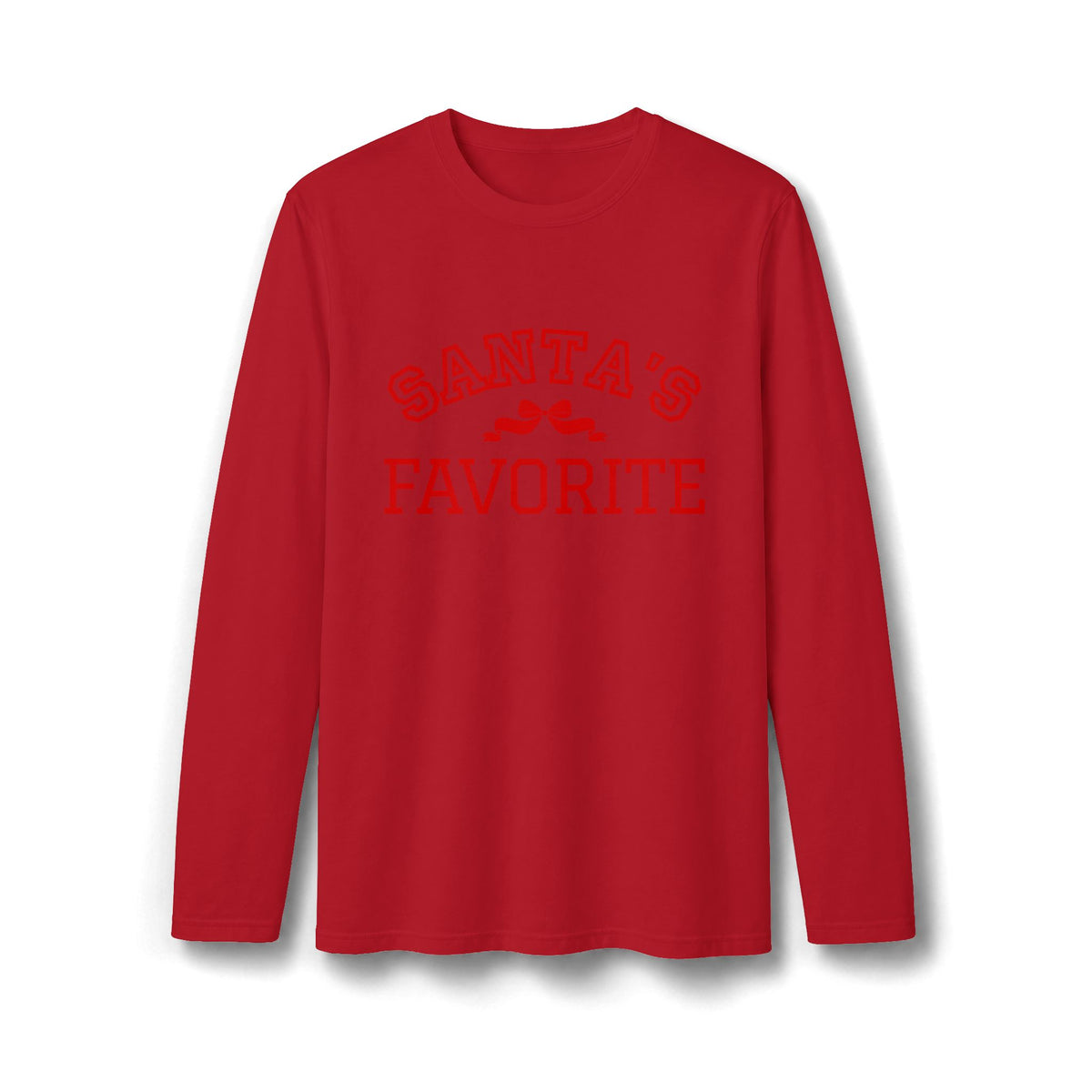 Santa’s Favorite Reindeer Christmas Long Sleeve T-Shirt