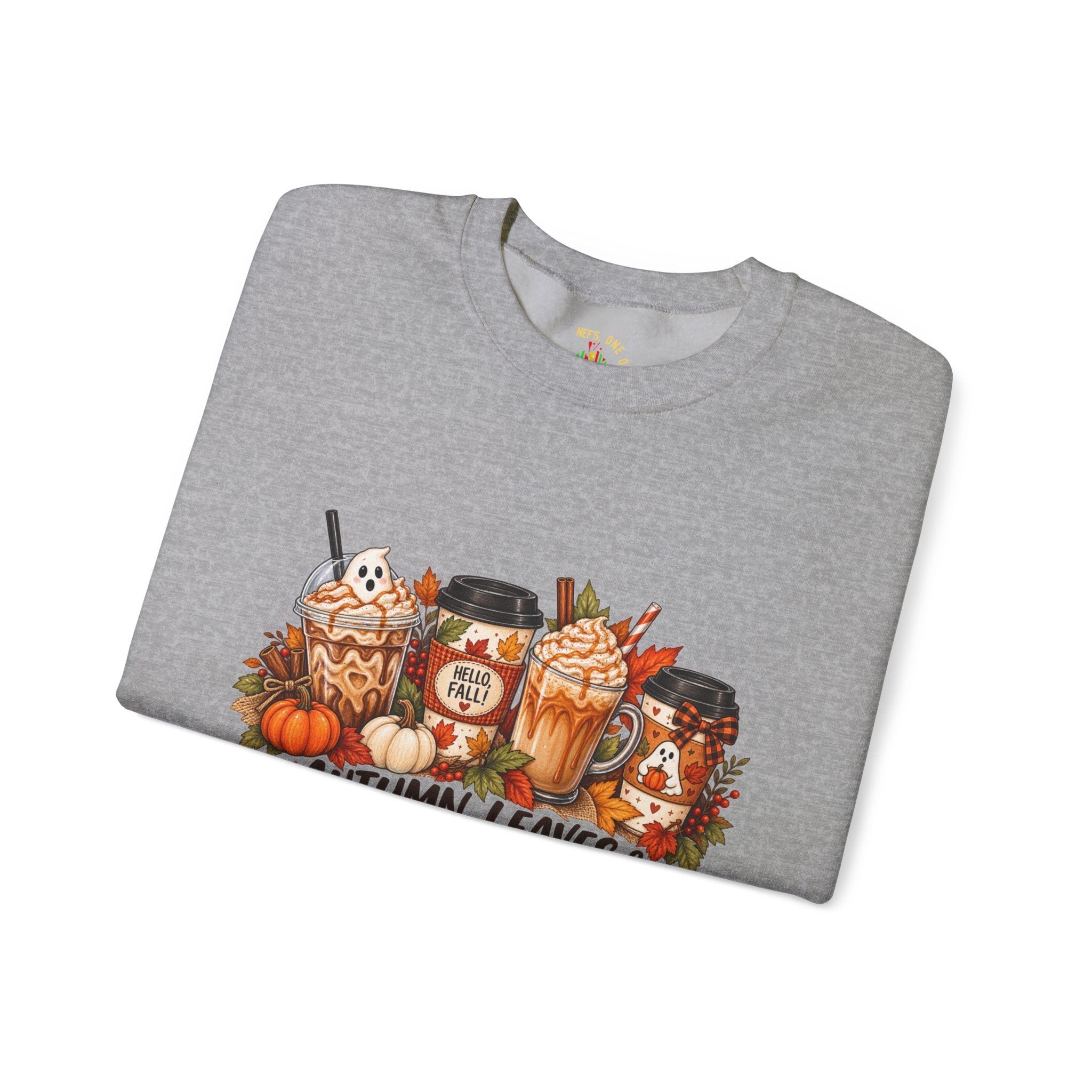 Autumn Leaves & Coffee Please Sweatshirt