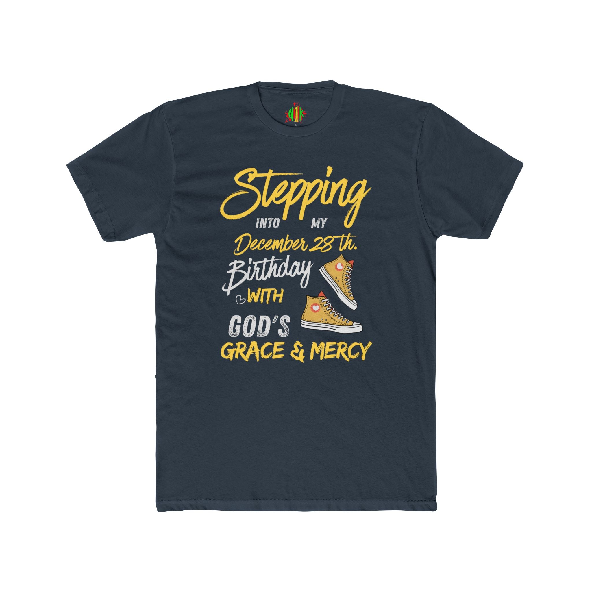 Stepping with God 'Grace & Mercy' Inspirational Birthday TeeT-ShirtGrace & Mercy