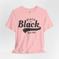 Vintage Style Unisex Jersey Tee - Black Since 1865, Retro T-Shirt, Casual Wear, Gift Idea, Everyday Fashion