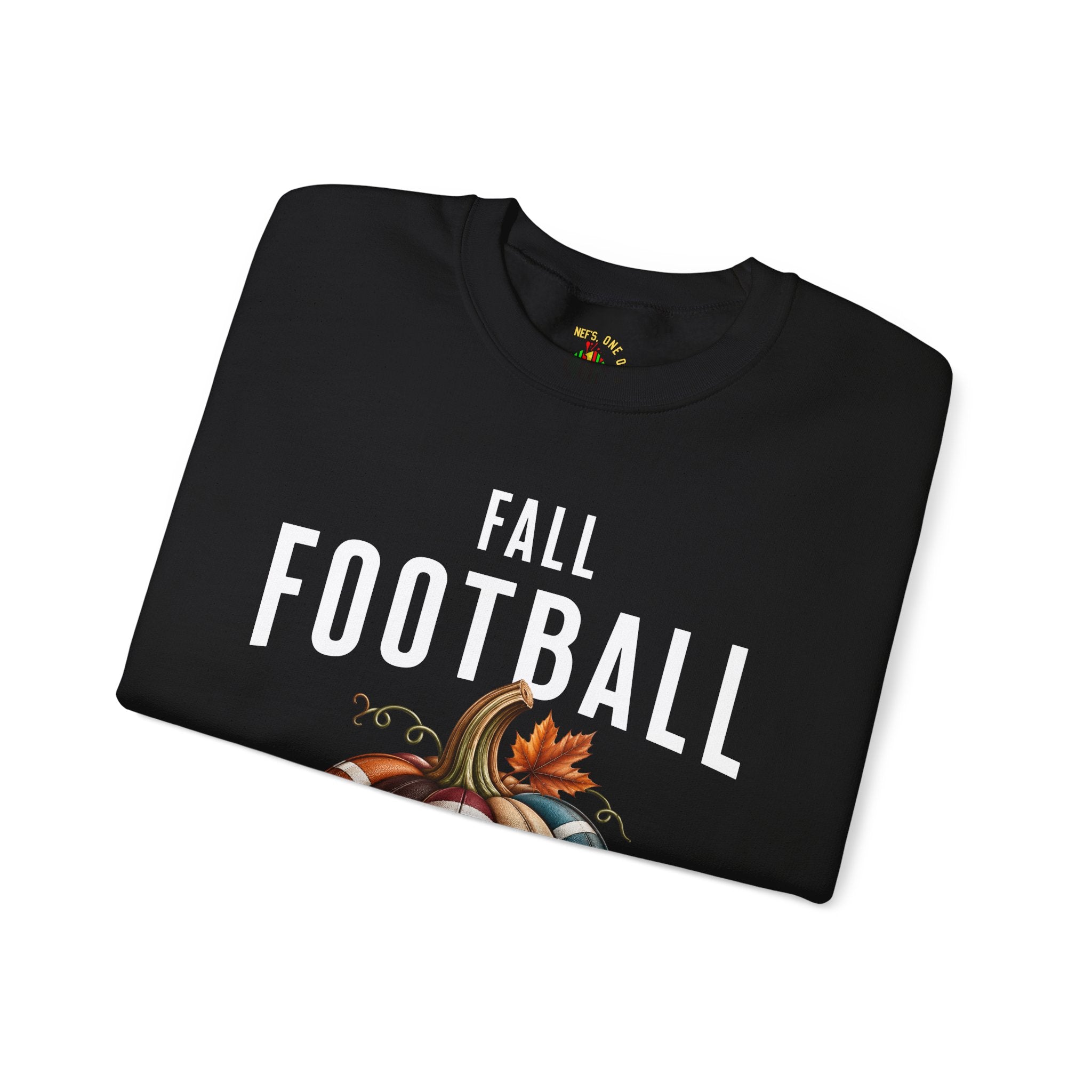 Fall Football Pumpkin Season Crewneck Sweatshirt