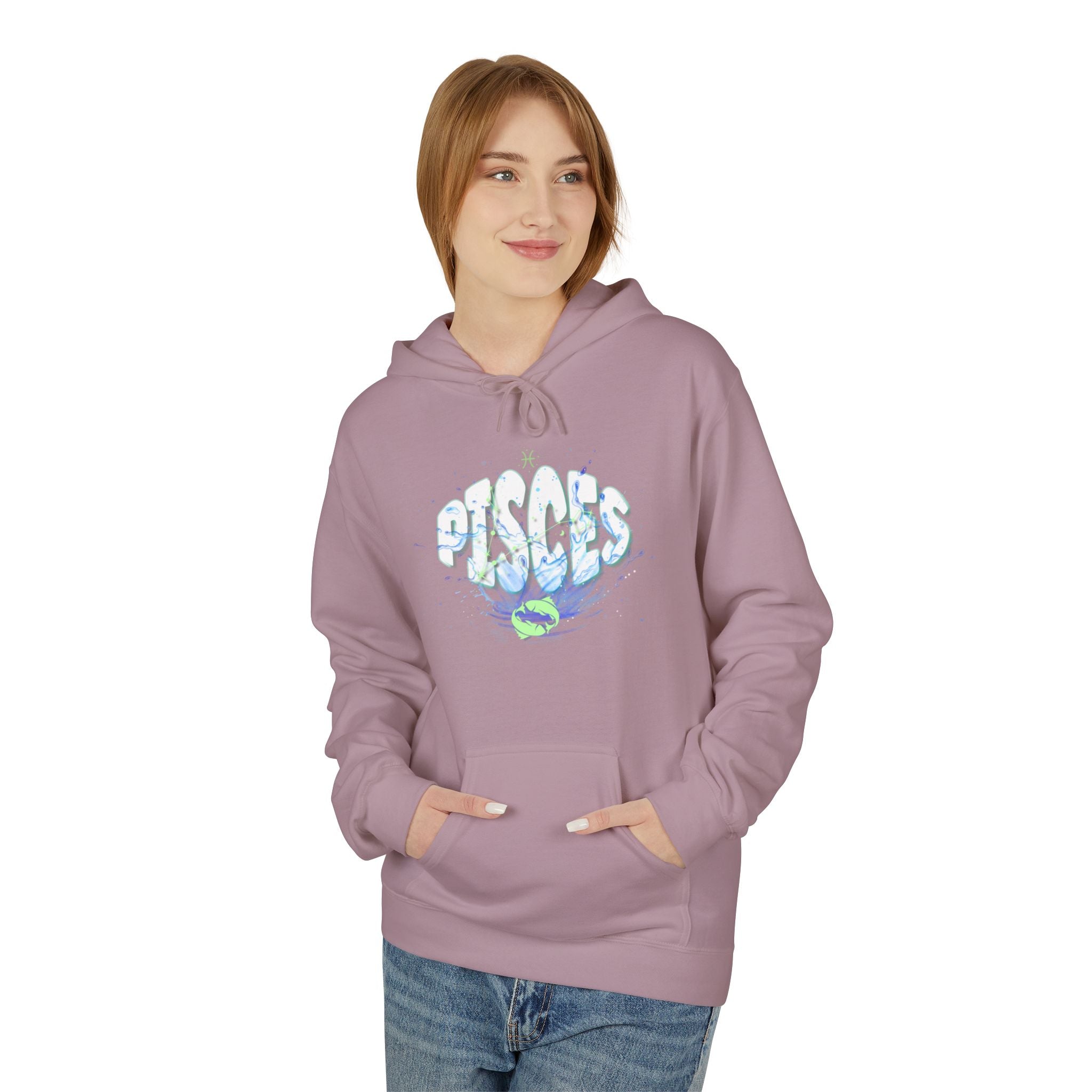 Pisces Zodiac Water Sign Hoodie — Astrological Star Sign Sweatshirt