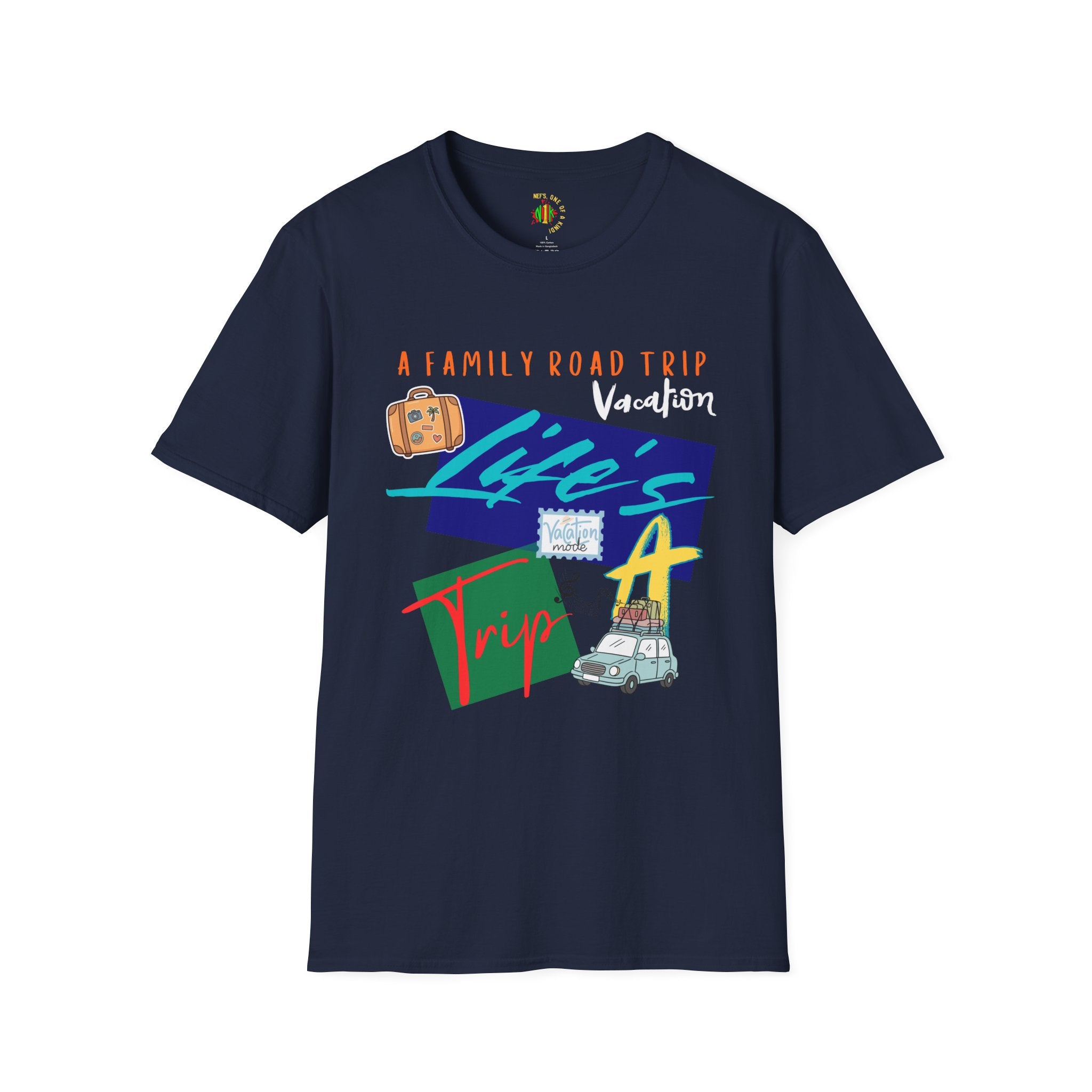 Road Trip T-Shirt — "Life's a Trip" Retro Family Travel Graphic