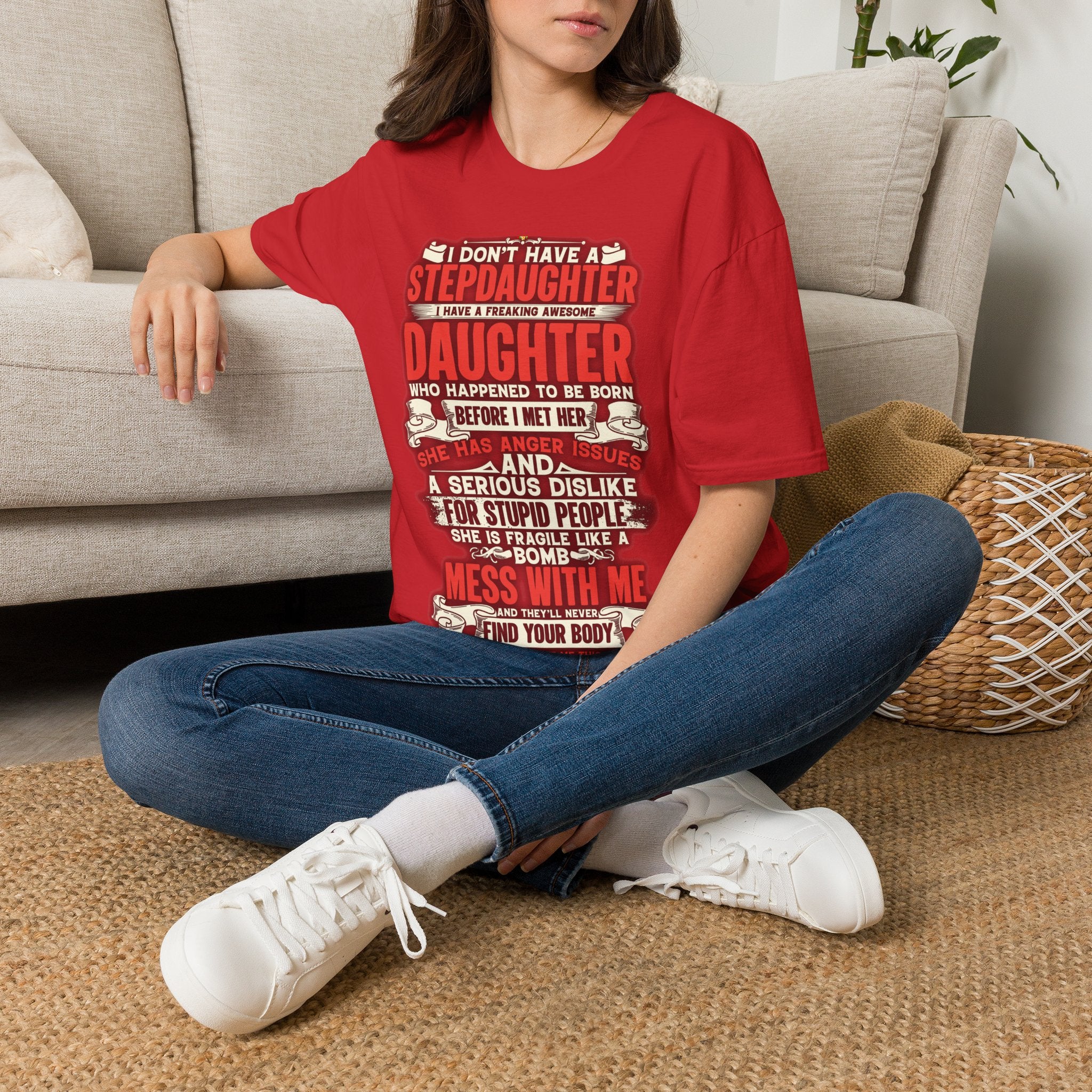 The love of a stepdaughter from a Stepfather Short Sleeve Tee