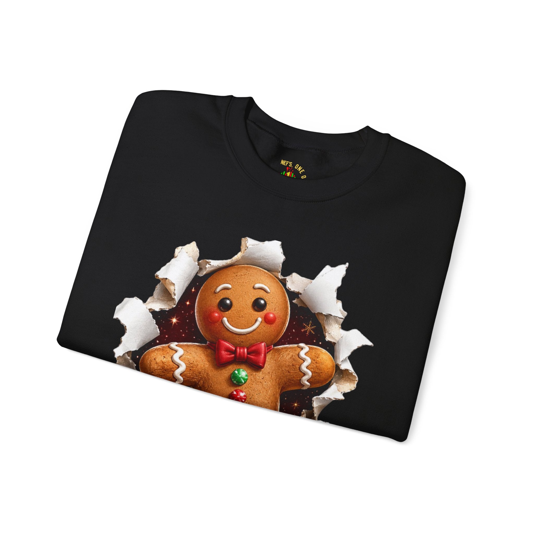 Gingerbread Man Christmas Crewneck Sweatshirt