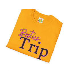 Besties Trip Unisex T-Shirt - Perfect for Friendship Celebrations, Travel, Summer Vacations, Girls’ Getaways, Matching Outfits