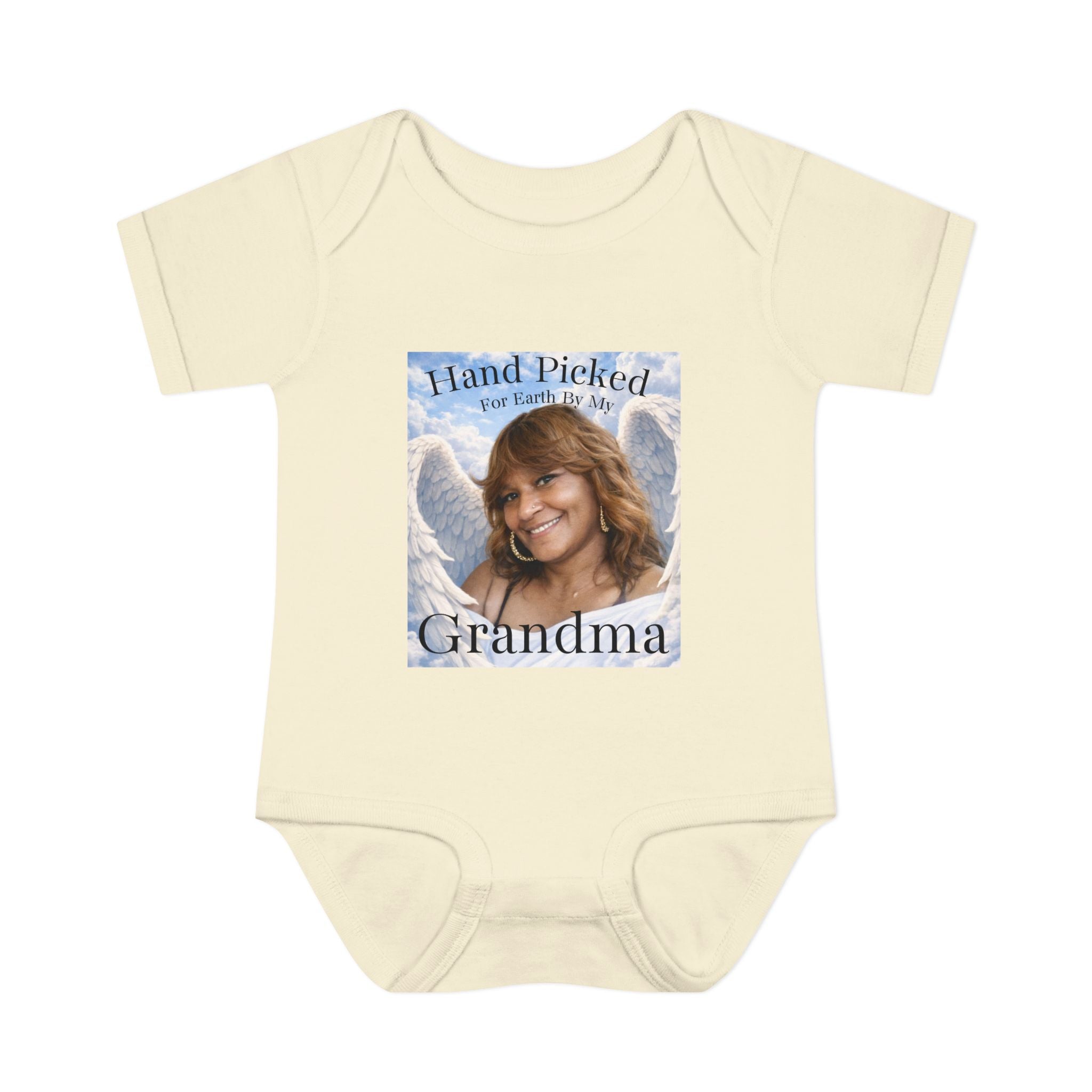 Body da neonato "Scelto per la Terra dalla mia nonna in Cielo" – Tutina commemorativa per neonato