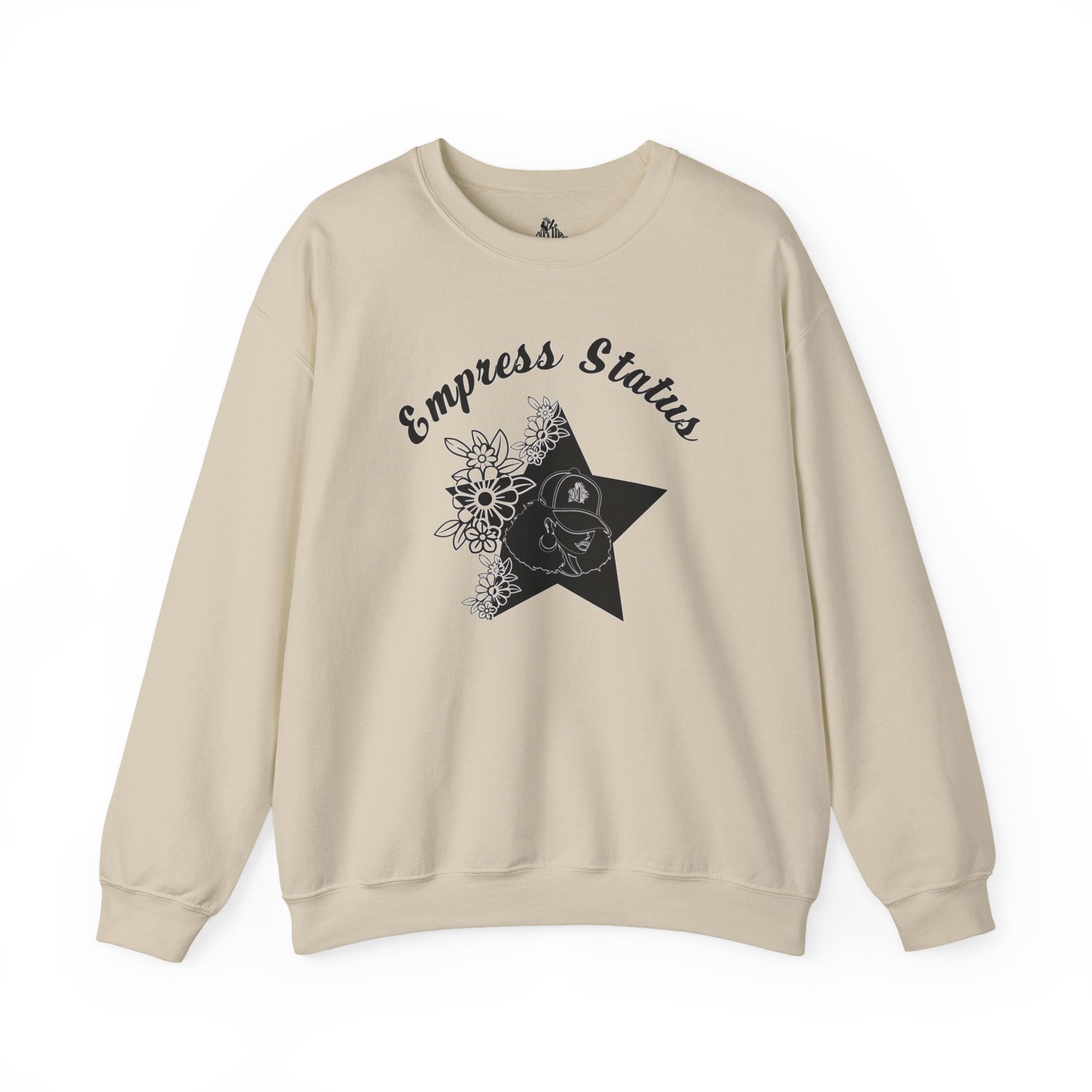 Empress Black Girl Floral Status Unisex Sweatshirt