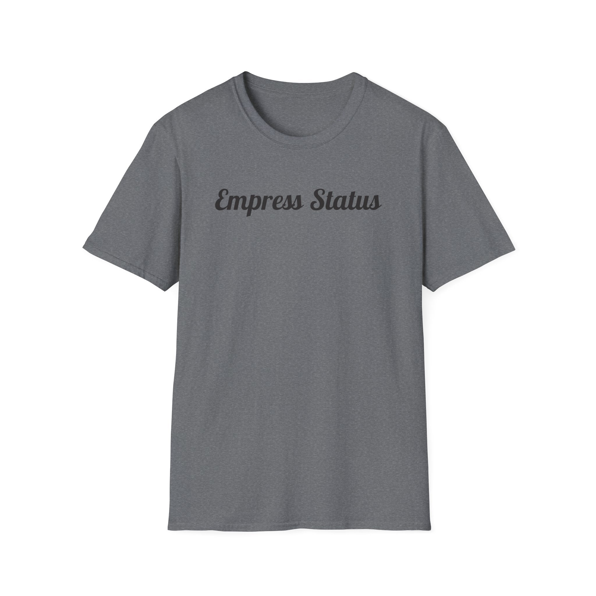 Black Glitter Empress Status Unisex Softstyle T-Shirt