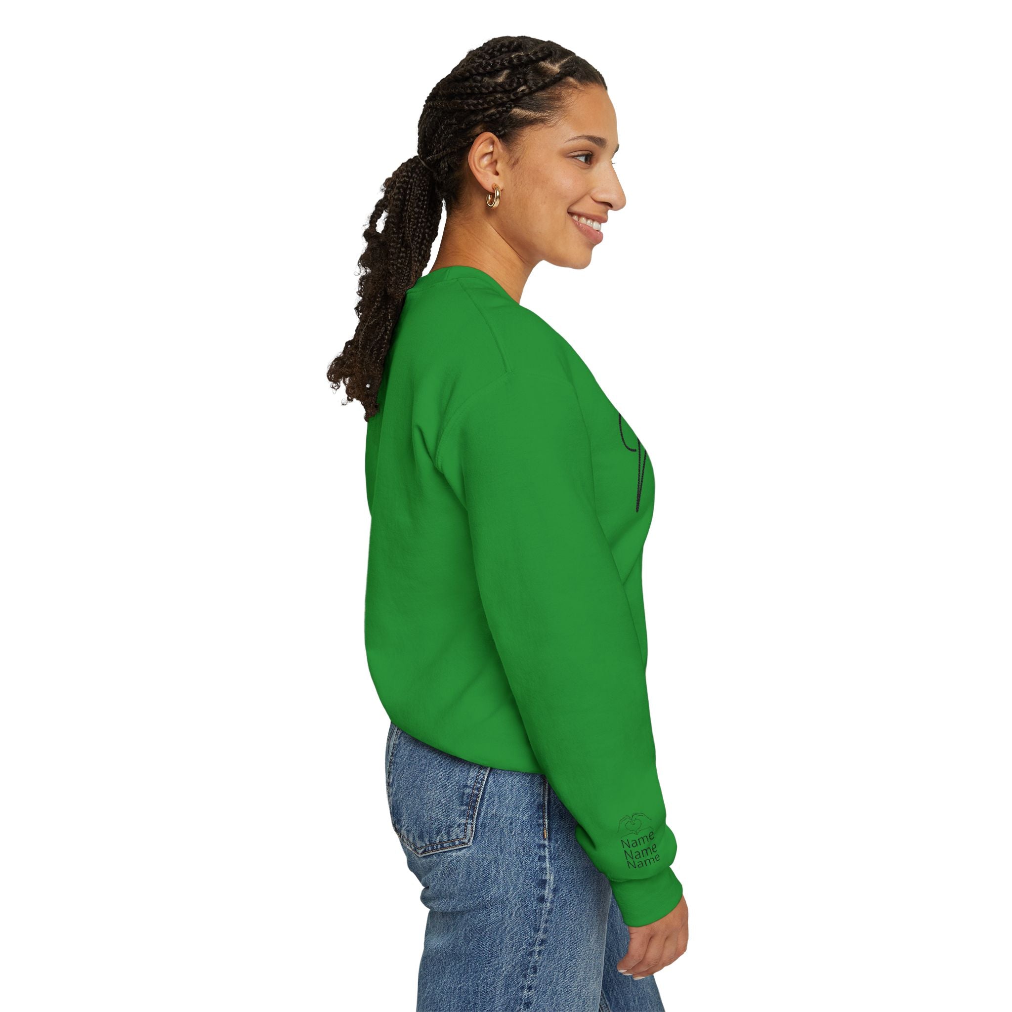 Mom Est. Year Embroidered Customizable Crewneck Sweatshirt
