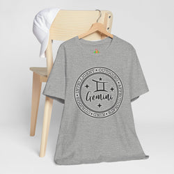 Gemini Zodiac Tee: Stylish Astrology Shirt for Astronomy Lovers, Birthday Gift, Unisex Tee, Horoscope Apparel, Casual Wear