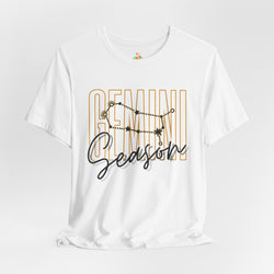 Gemini Season Tee, Zodiac Shirt, Astrology Gift, Unisex Graphic Tee, Birthday T-Shirt, Horoscope Apparel