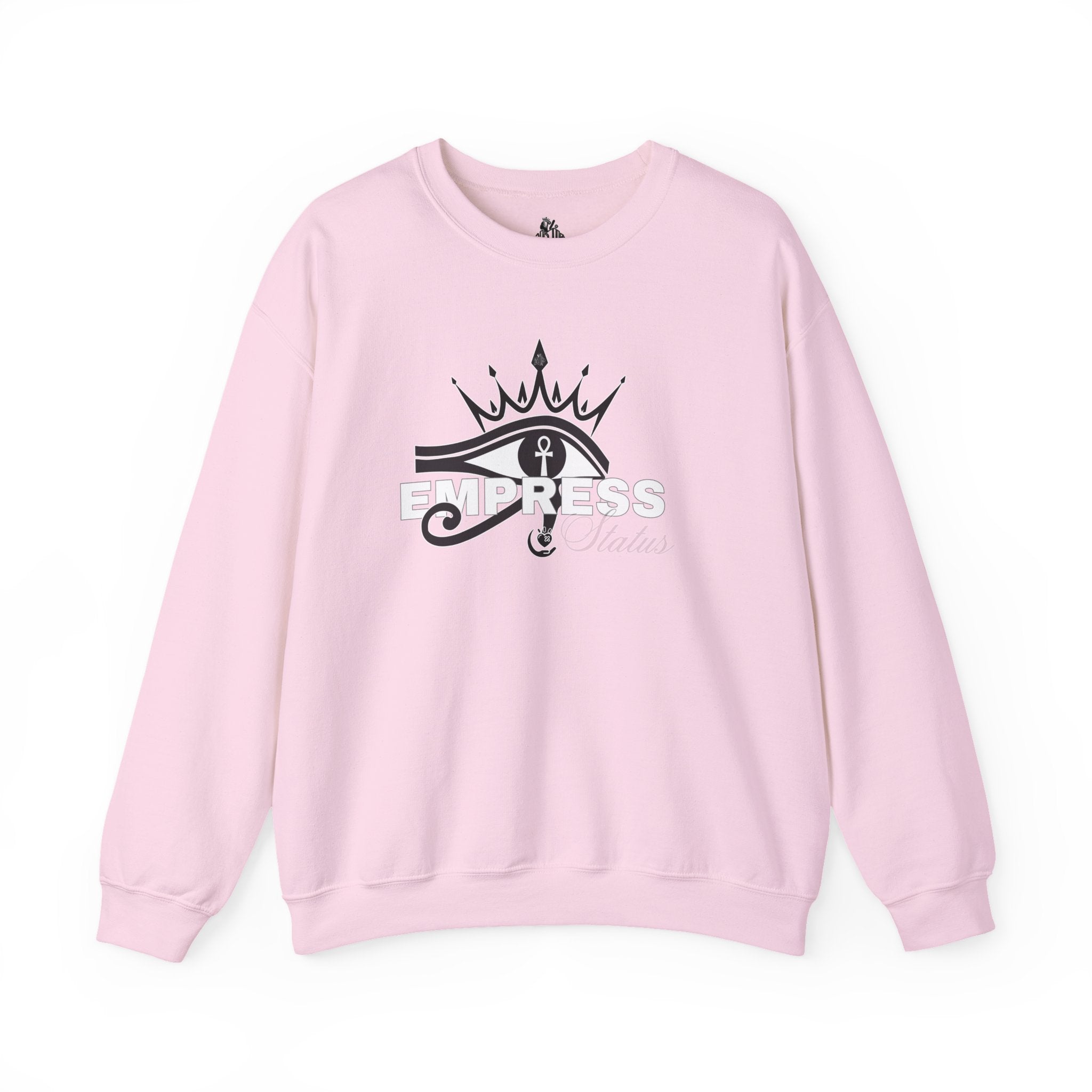 Eye of Horus Crown Empress Sweatshirt — Egyptian Protective Symbol Tee