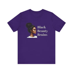 Black, beauty and Brains Sleeve Tee