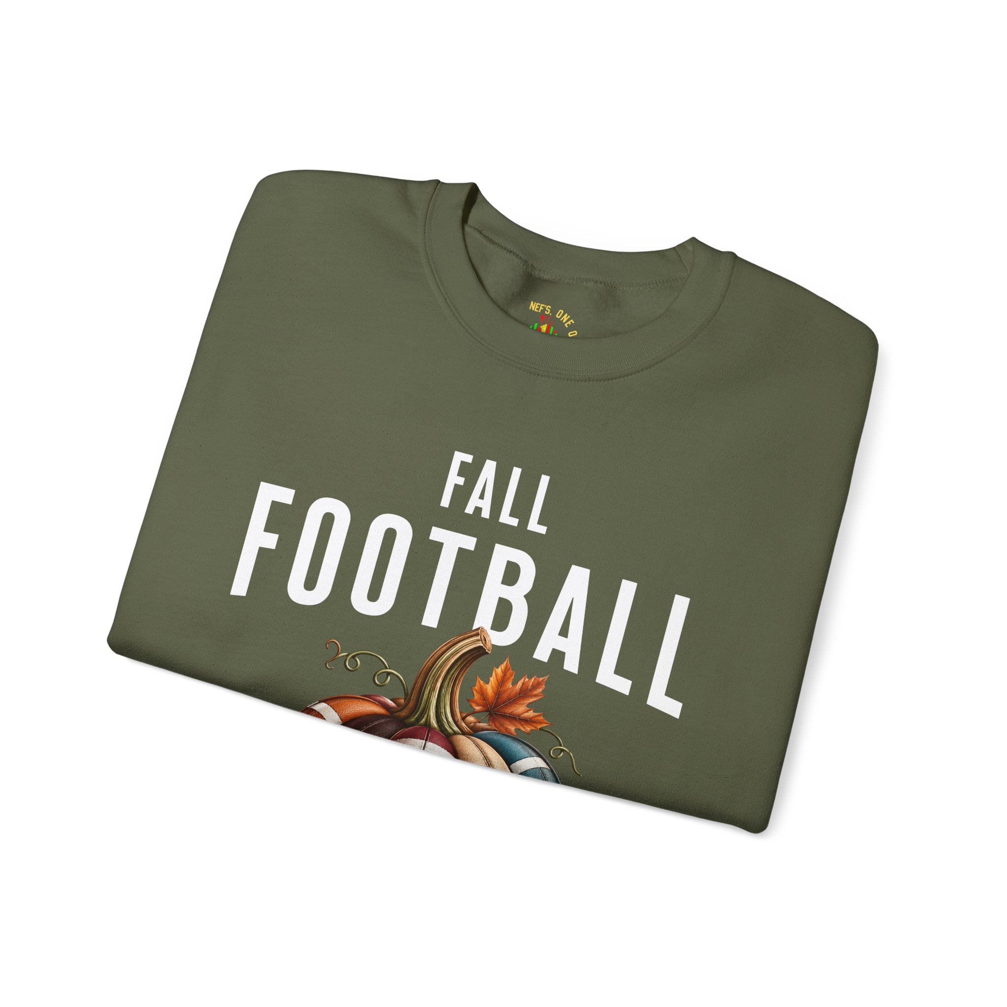Fall Football Pumpkin Season Crewneck Sweatshirt