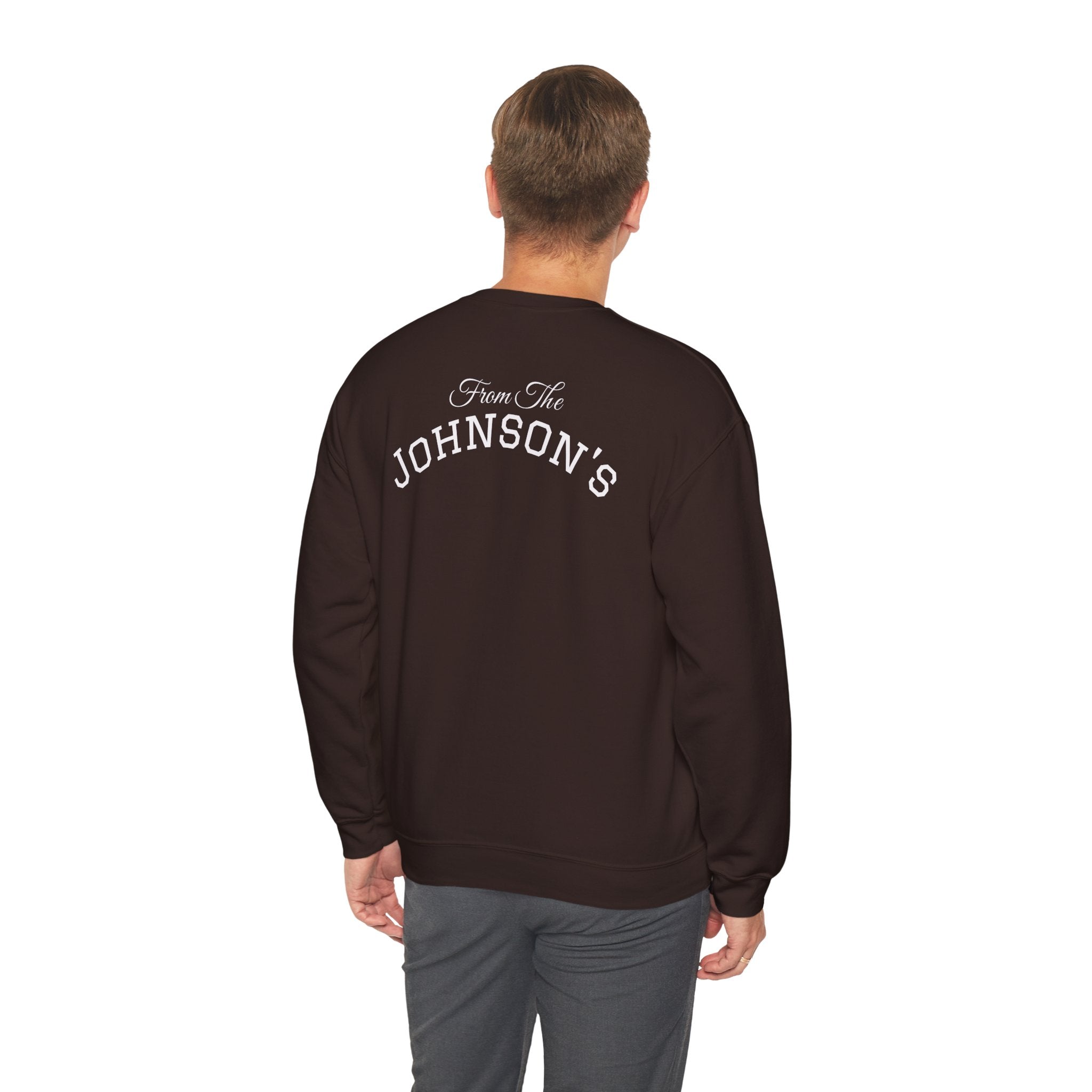 Merry Christmas Personalized Family Name Sweatshirt