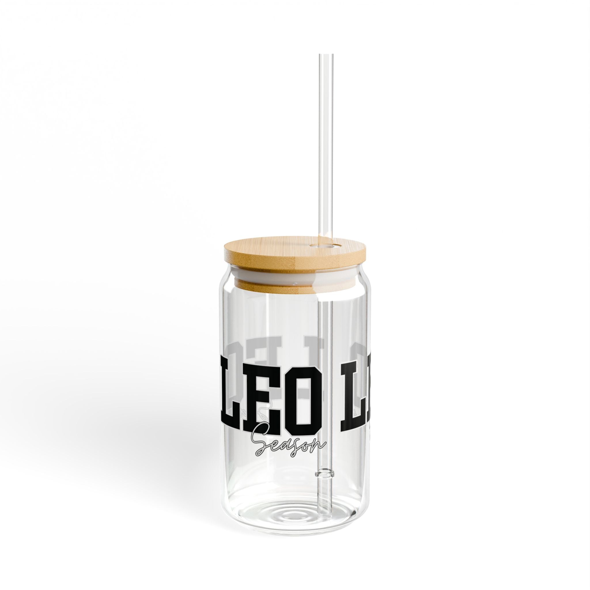Leo Sipper Glass | 16oz Drinkware, Zodiac Gift, Astrology Mug, BirthdaMugLeo Sipper Glass