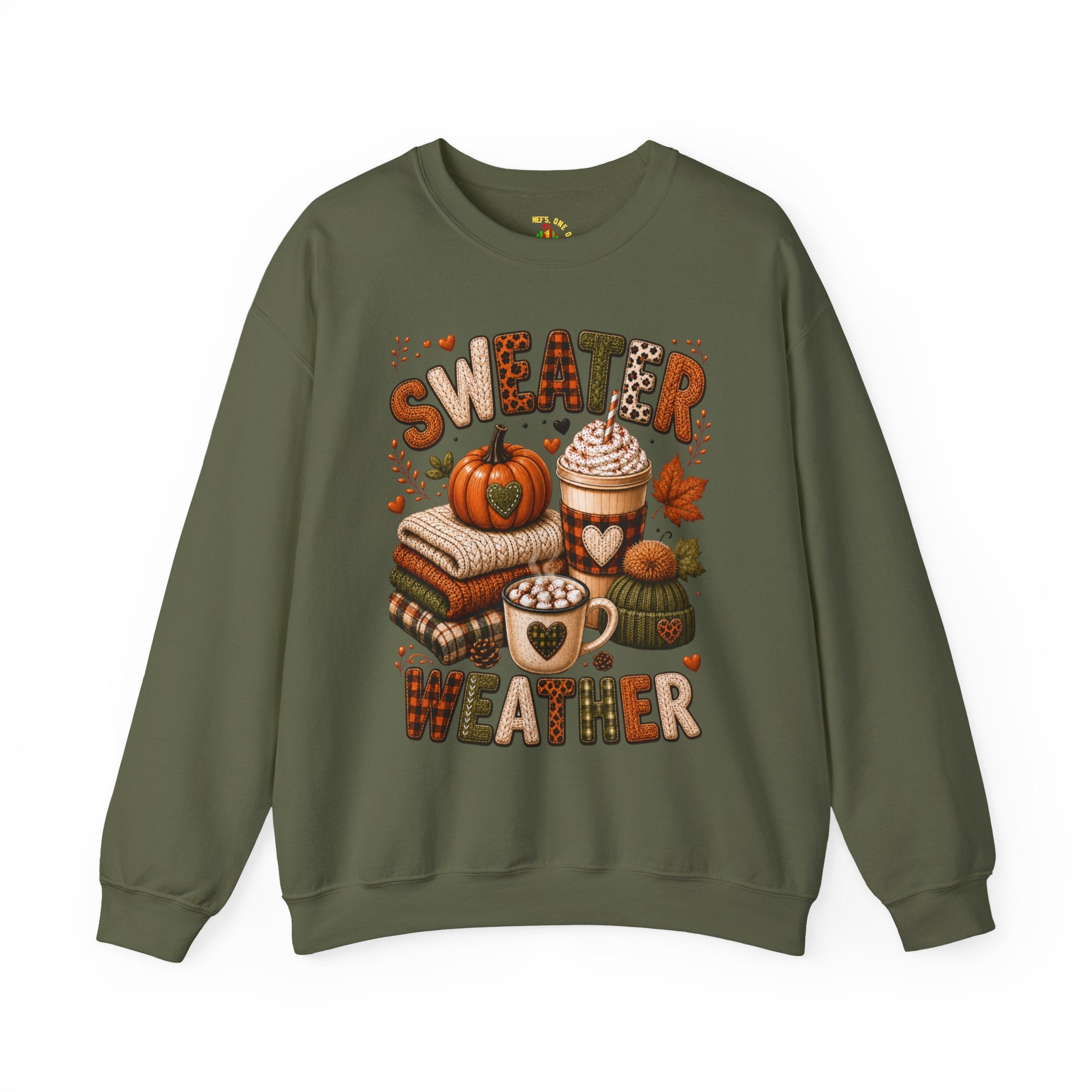 Sweater Weather Autumn Crewneck Sweatshirt