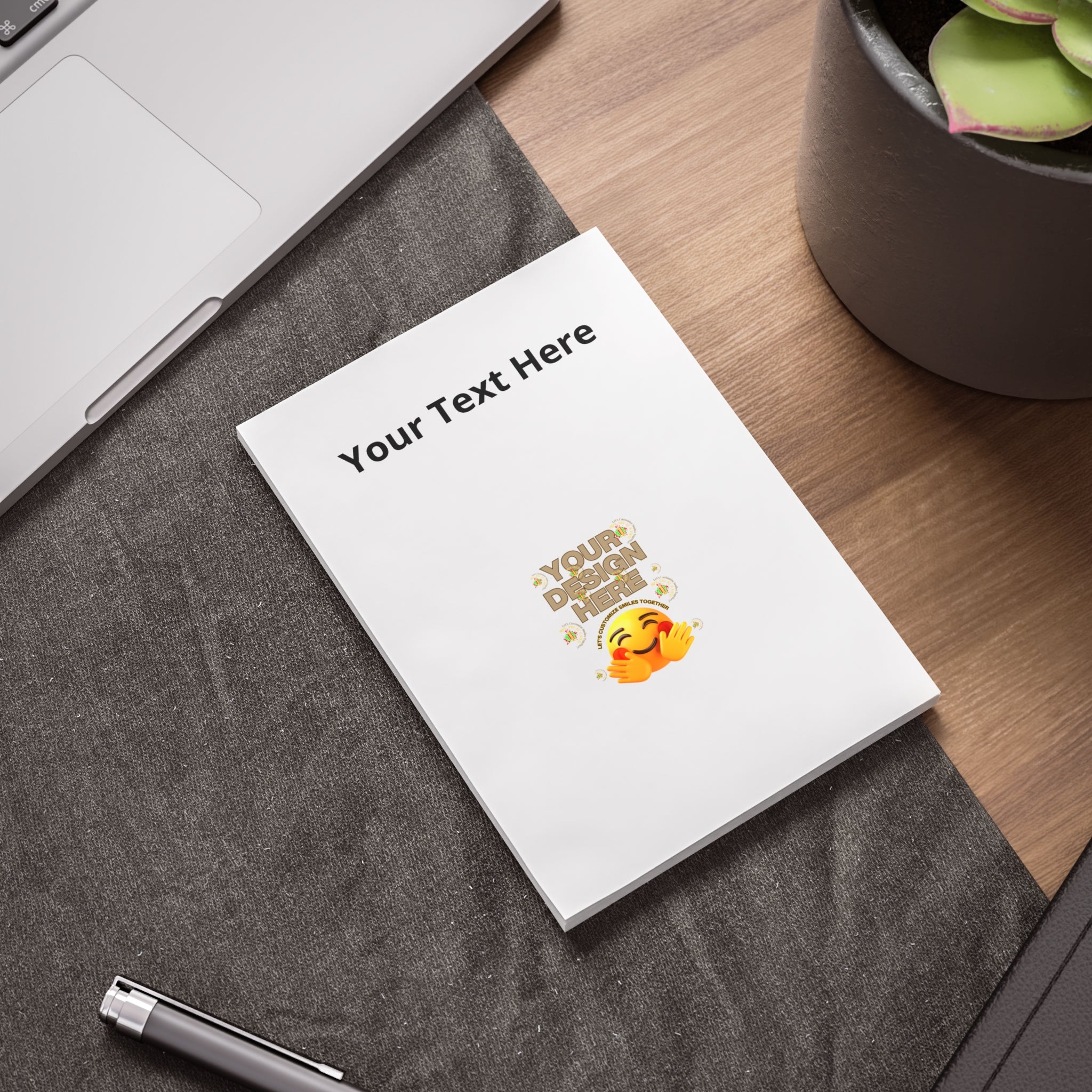 Custom Post-it Note Pad — Personalized Text & Design Sticky Notes