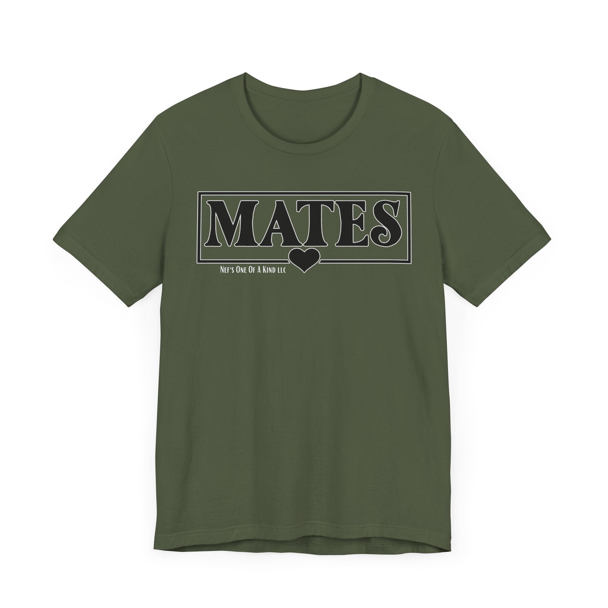 Mates with Soul Valentine Casual Soft Unisex Jersey Crew Neck Short Sleeve Tee