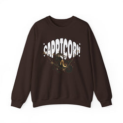 Capricorn Zodiac Casual Unisex Crewneck Sweatshirt