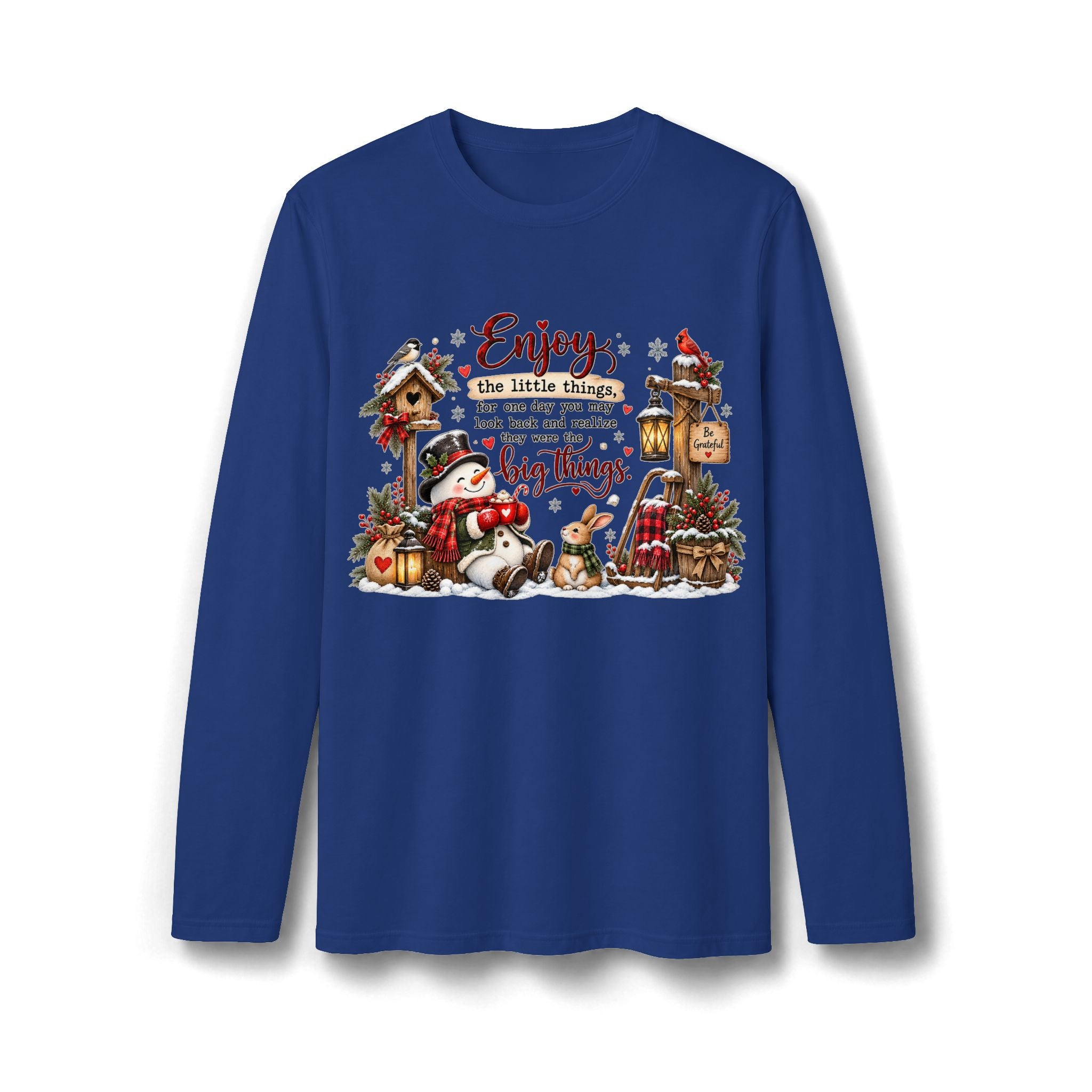 Enjoy the Little Things Christmas Long Sleeve T-Shirt