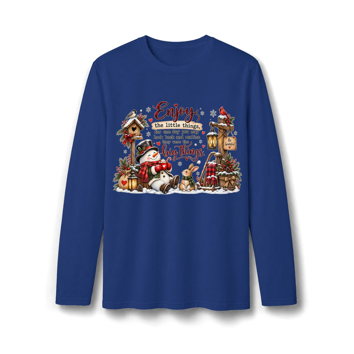 Enjoy the Little Things Christmas Long Sleeve T-Shirt