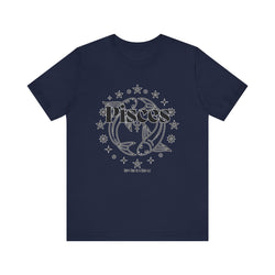 The Pisces Zodiac Unisex Casual Classic Jersey Short Sleeve Tee