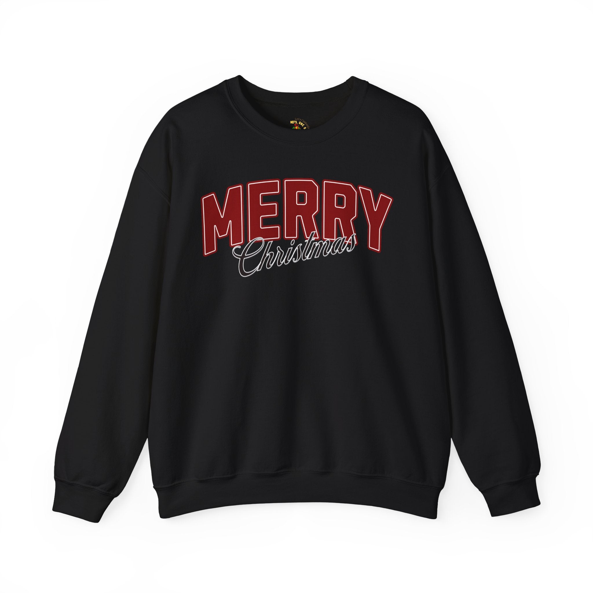 Merry Christmas Personalized Family Name Sweatshirt
