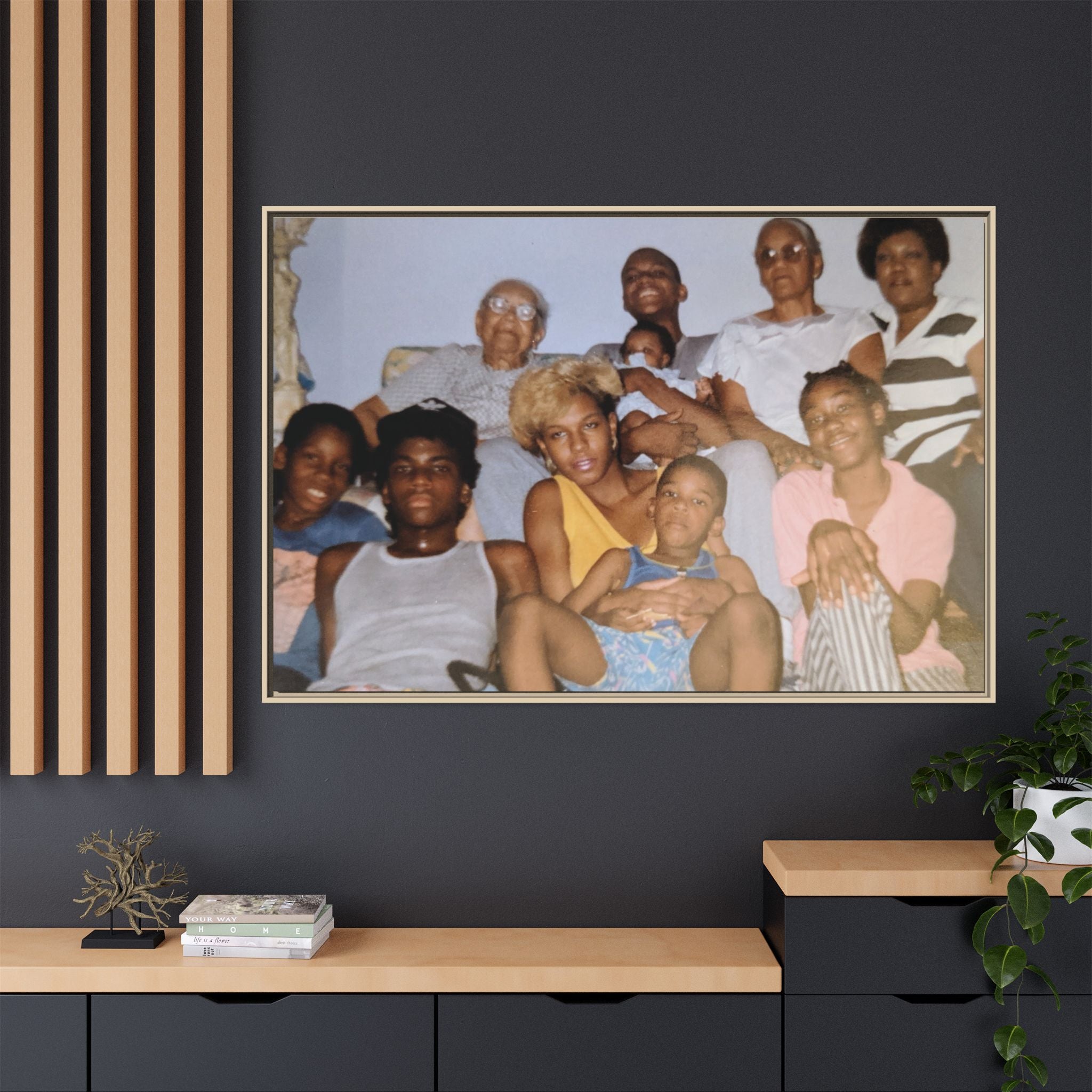 Ccustomizable Framed Canvas — Horizontal Matte Wall Art