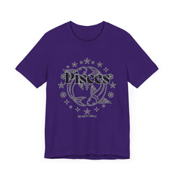 The Pisces Zodiac Unisex Casual Classic Jersey Short Sleeve Tee